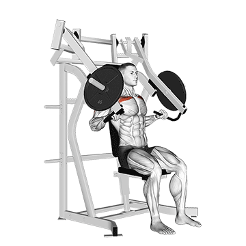 lever incline chest press