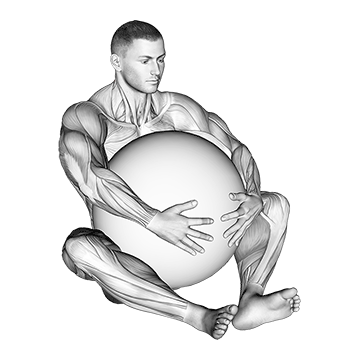 exercise ball hug