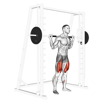 smith low bar squat