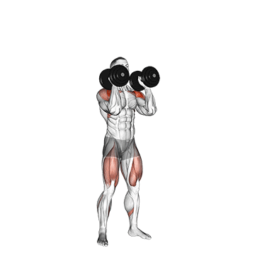 dumbbell push press