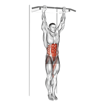 hanging leg hip raise