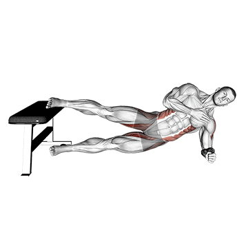 side plank hip adduction