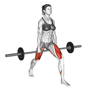 barbell split squat v. 2
