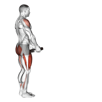 weighted lunge with swing