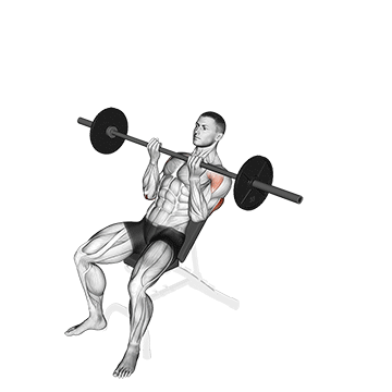 barbell incline reverse-grip press