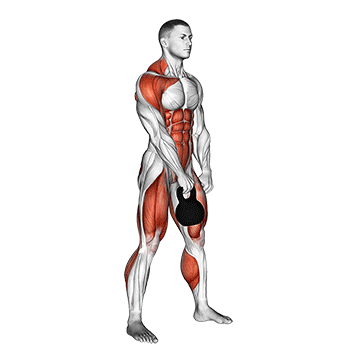 kettlebell hang clean