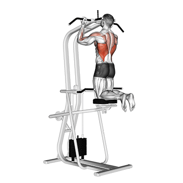 lever assisted chin-up