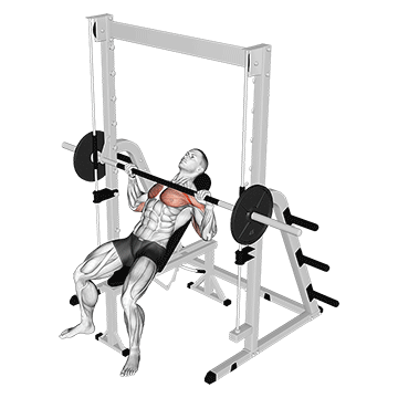 smith incline bench press